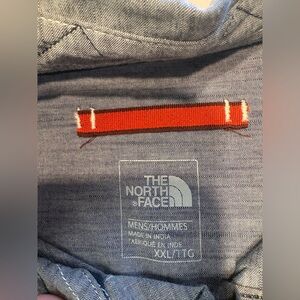 The North Face Grey Chambray Shirt button up